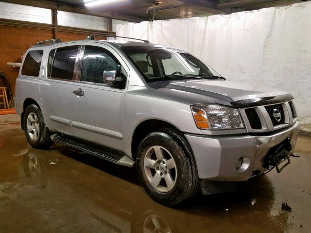 5N1AA08B34N718363 - 2004 NISSAN ARMADA SE SILVER photo 1