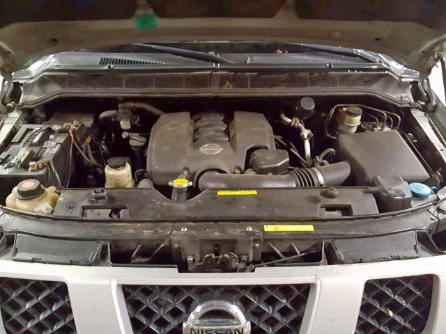 5N1AA08B34N718363 - 2004 NISSAN ARMADA SE SILVER photo 7