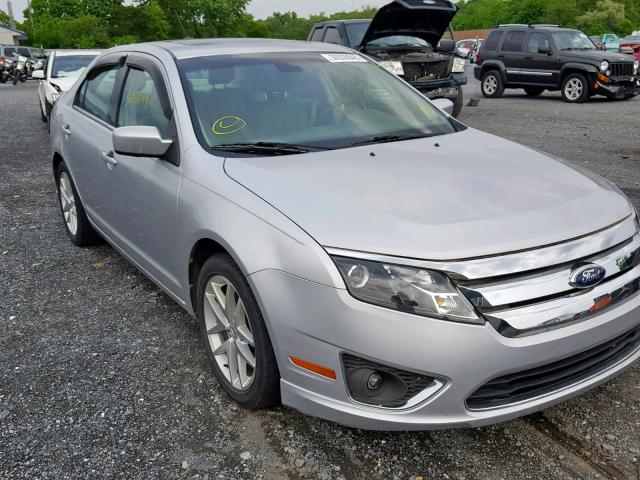 3FAHP0JA2CR167072 - 2012 FORD FUSION SEL SILVER photo 1