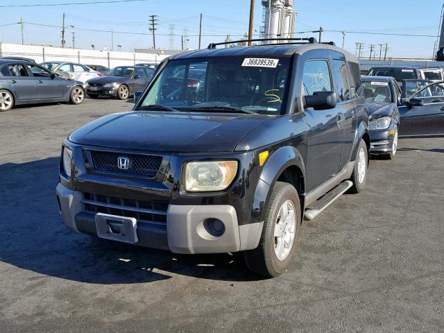 5J6YH28504L019184 - 2004 HONDA ELEMENT EX BLACK photo 2