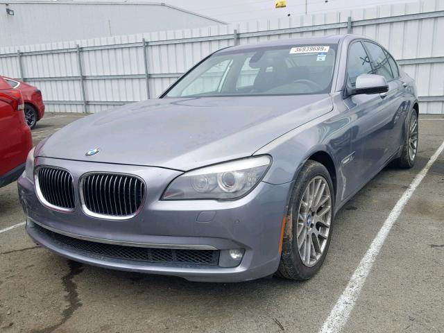 WBAKA8C59ACY35717 - 2010 BMW 750 I GRAY photo 2