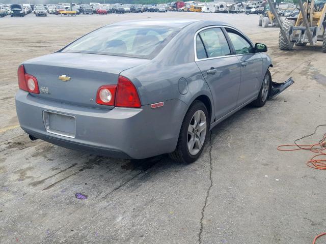 1G1ZH57B19F161688 - 2009 CHEVROLET MALIBU 1LT BLUE photo 4