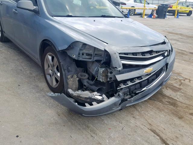 1G1ZH57B19F161688 - 2009 CHEVROLET MALIBU 1LT BLUE photo 9