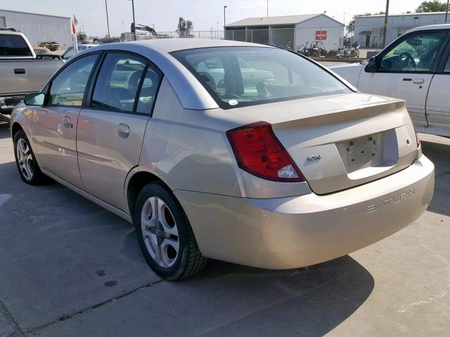 1G8AL52F53Z136242 - 2003 SATURN ION LEVEL BEIGE photo 3