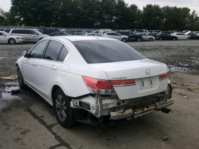 1HGCP2F83BA065957 - 2011 HONDA ACCORD EXL WHITE photo 3