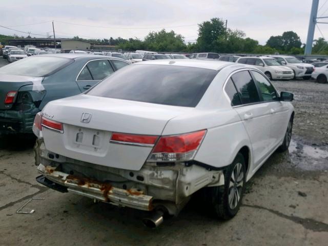 1HGCP2F83BA065957 - 2011 HONDA ACCORD EXL WHITE photo 4