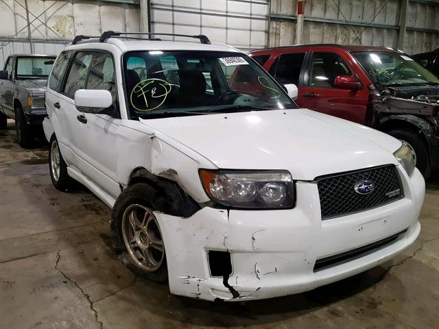 JF1SG66698H708690 - 2008 SUBARU FORESTER S WHITE photo 1