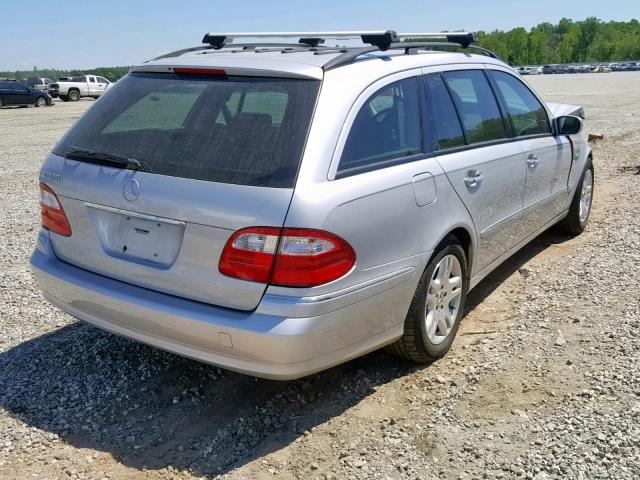 WDBUH65J54A530610 - 2004 MERCEDES-BENZ E 320 SILVER photo 4