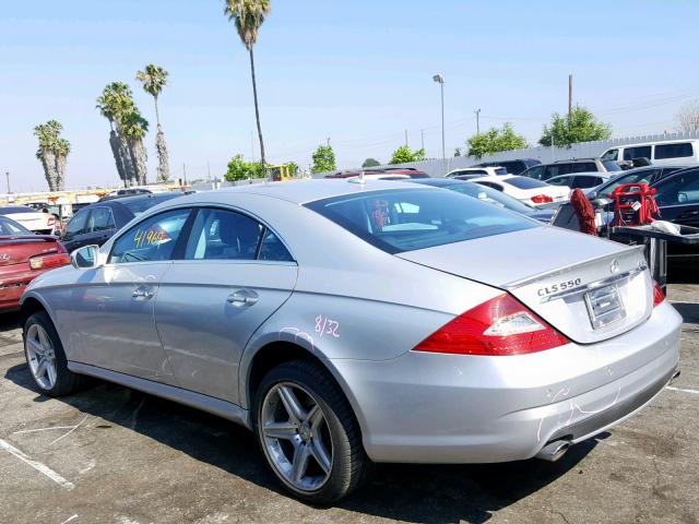 WDDDJ72X19A141190 - 2009 MERCEDES-BENZ CLS 550 SILVER photo 3