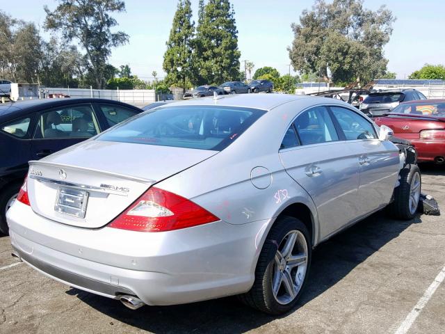 WDDDJ72X19A141190 - 2009 MERCEDES-BENZ CLS 550 SILVER photo 4