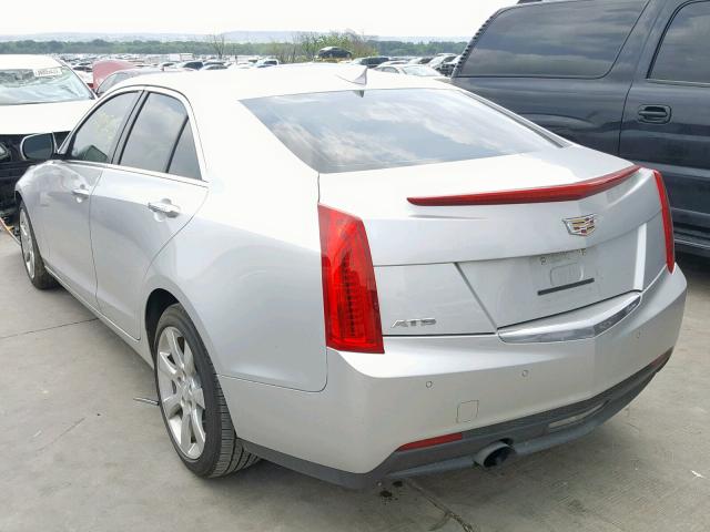 1G6AB5RA9F0110371 - 2015 CADILLAC ATS LUXURY SILVER photo 3