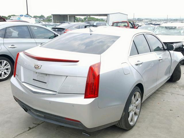 1G6AB5RA9F0110371 - 2015 CADILLAC ATS LUXURY SILVER photo 4