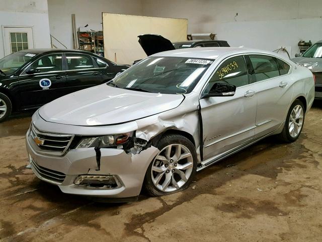 2G1145S30G9200771 - 2016 CHEVROLET IMPALA LTZ SILVER photo 2