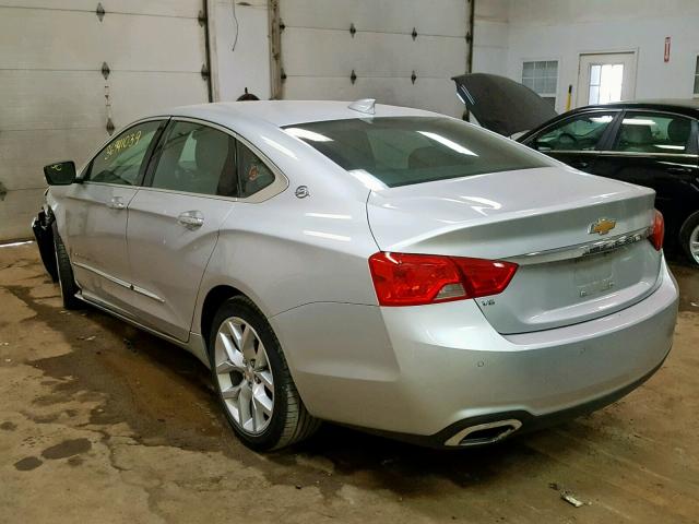 2G1145S30G9200771 - 2016 CHEVROLET IMPALA LTZ SILVER photo 3