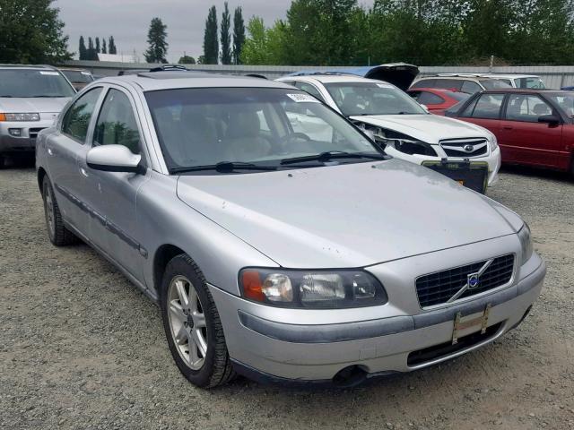 YV1RS61R922157626 - 2002 VOLVO S60 SILVER photo 1