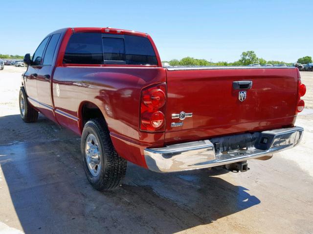 3D7KR28L99G540440 - 2009 DODGE RAM 2500 RED photo 3