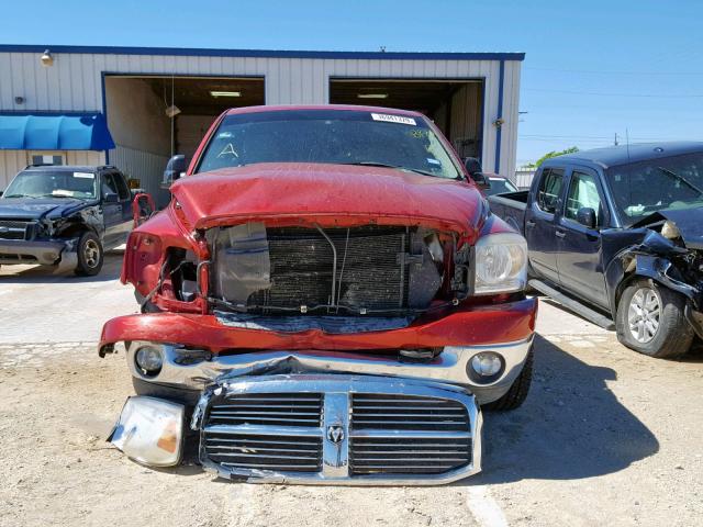 3D7KR28L99G540440 - 2009 DODGE RAM 2500 RED photo 9