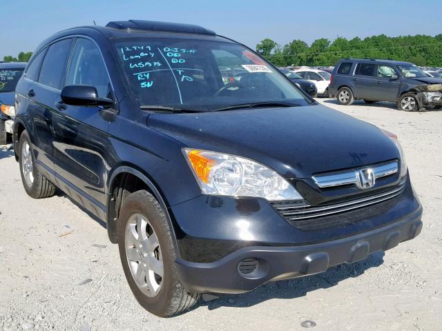 JHLRE38779C012253 - 2009 HONDA CR-V EXL BLACK photo 1