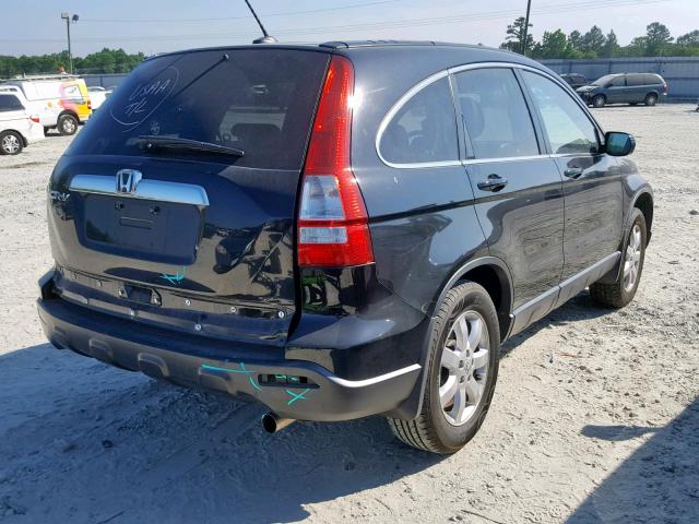 JHLRE38779C012253 - 2009 HONDA CR-V EXL BLACK photo 4