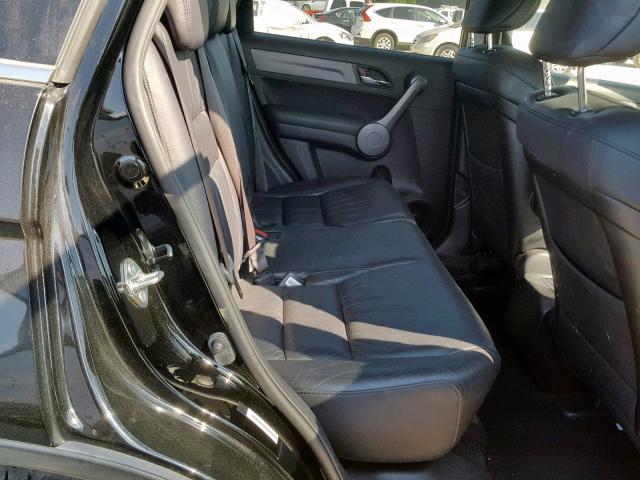 JHLRE38779C012253 - 2009 HONDA CR-V EXL BLACK photo 6