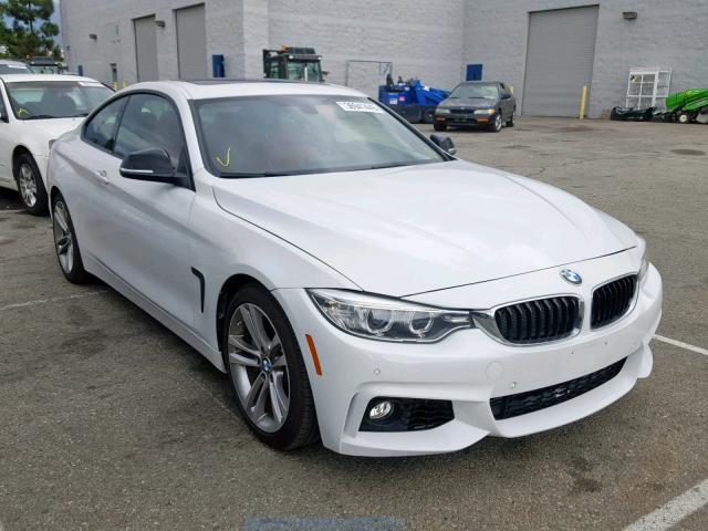 WBA3R1C59FK194800 - 2015 BMW 435 I WHITE photo 1