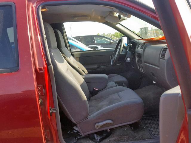 1GCCS138748188439 - 2004 CHEVROLET COLORADO MAROON photo 5