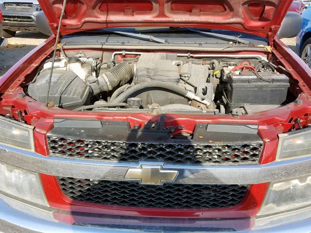 1GCCS138748188439 - 2004 CHEVROLET COLORADO MAROON photo 7