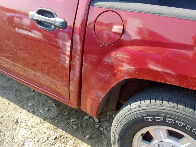 1GCCS138748188439 - 2004 CHEVROLET COLORADO MAROON photo 9