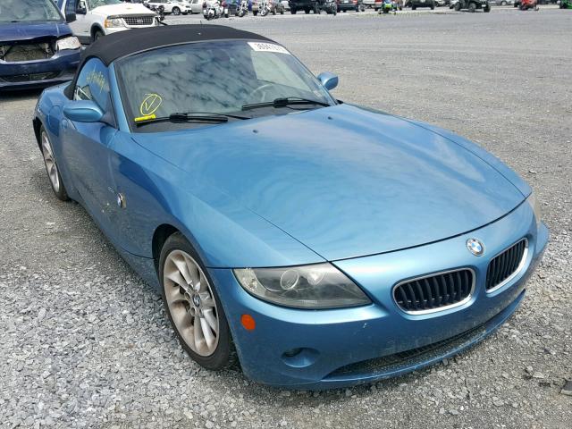 4USBT335X5LS58289 - 2005 BMW Z4 2.5 BLUE photo 1