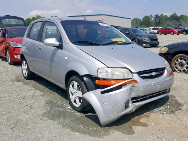KL1TD66606B685606 - 2006 CHEVROLET AVEO BASE 银色 照片 1