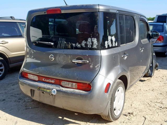 JN8AZ2KR1CT253143 - 2012 NISSAN CUBE BASE GRAY photo 4