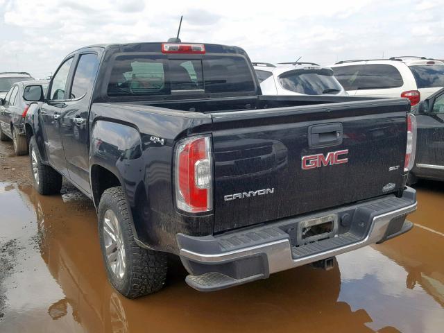 1GTG6CE3XF1199661 - 2015 GMC CANYON SLT BLACK photo 3