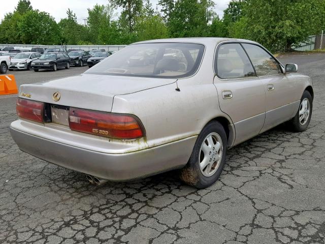 JT8GK13T2R0067683 - 1994 LEXUS ES 300 TAN photo 4