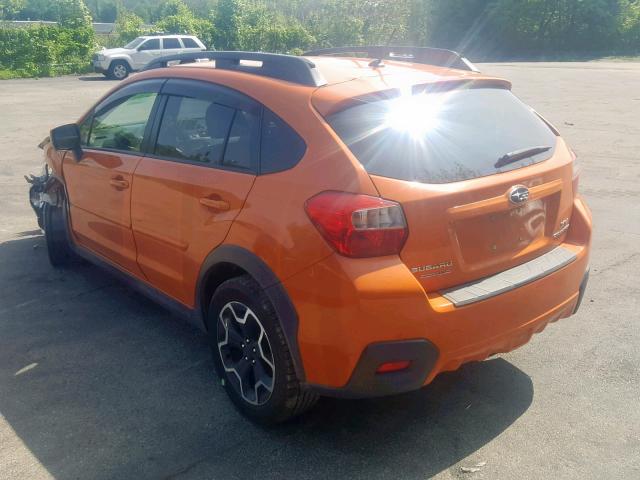 JF2GPACC1E8338314 - 2014 SUBARU XV CROSSTR ORANGE photo 3