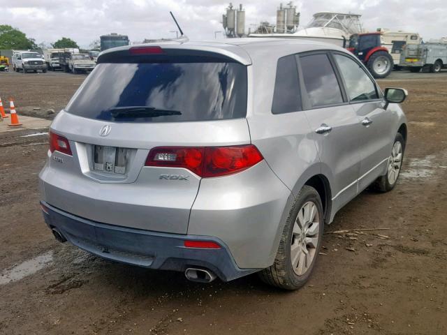 5J8TB2H56BA005687 - 2011 ACURA RDX TECHNO SILVER photo 4