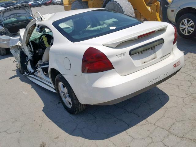 2G2WP552X61110973 - 2006 PONTIAC GRAND PRIX WHITE photo 3