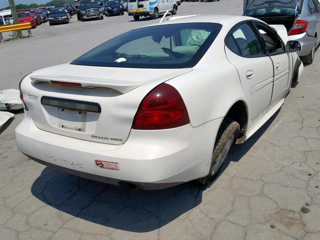 2G2WP552X61110973 - 2006 PONTIAC GRAND PRIX WHITE photo 4