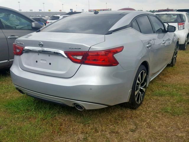 1N4AA6AP5JC395590 - 2018 NISSAN MAXIMA 3.5 SILVER photo 4