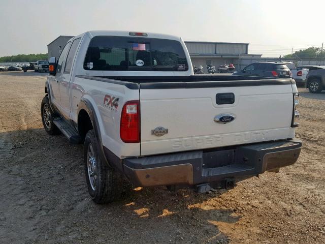 1FT7W2BT0FEA95266 - 2015 FORD F250 SUPER WHITE photo 3