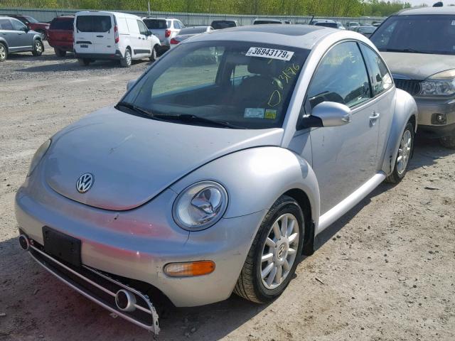 3VWCK31C95M405910 - 2005 VOLKSWAGEN NEW BEETLE Grau Foto 2