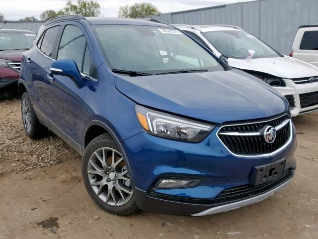 KL4CJ2SB3KB761370 - 2019 BUICK ENCORE SPO BLUE photo 1