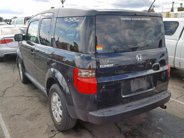 5J6YH287X6L022694 - 2006 HONDA ELEMENT EX BLACK photo 3