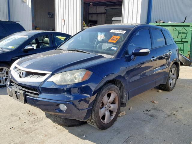 5J8TB18517A019272 - 2007 ACURA RDX TECHNO BLUE photo 2