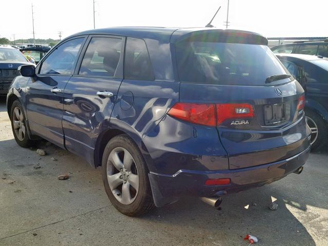 5J8TB18517A019272 - 2007 ACURA RDX TECHNO BLUE photo 3