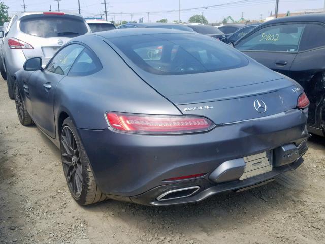 WDDYJ7JA2GA004934 - 2016 MERCEDES-BENZ AMG GT S GRAY photo 3