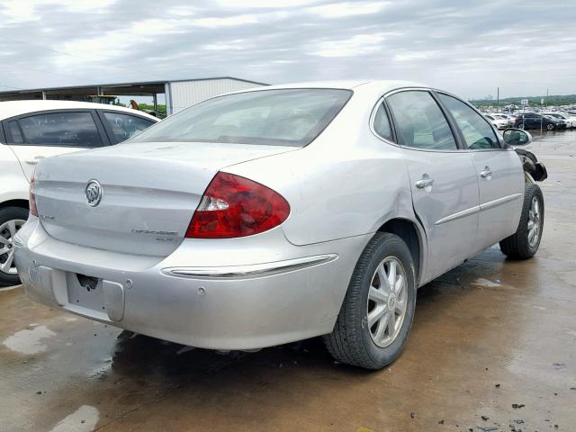 2G4WD562351213892 - 2005 BUICK LACROSSE C SILVER photo 4