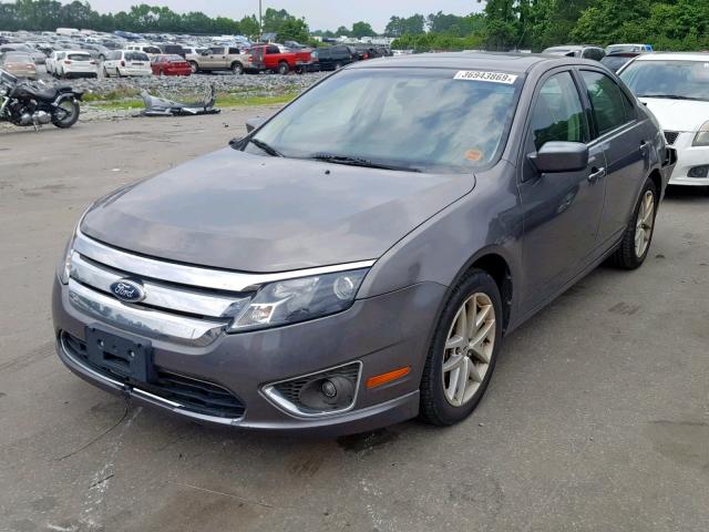 3FAHP0JG3AR401897 - 2010 FORD FUSION SEL GRAY photo 2