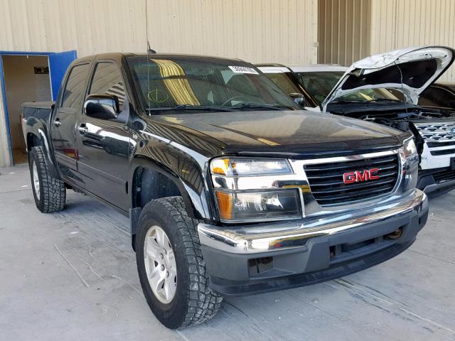 1GTJTCDP5A8110386 - 2010 GMC CANYON SLE BLACK photo 1