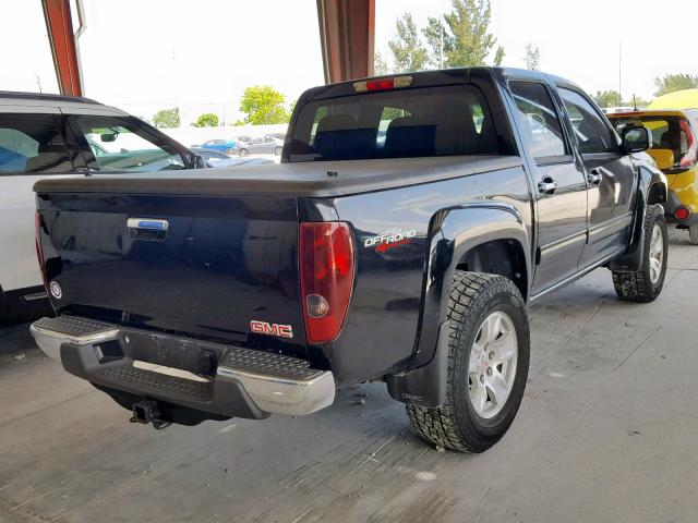 1GTJTCDP5A8110386 - 2010 GMC CANYON SLE BLACK photo 4