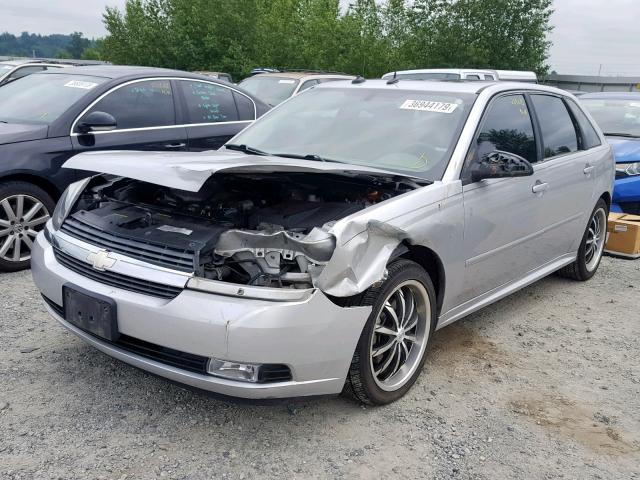 1G1ZU64864F149345 - 2004 CHEVROLET MALIBU MAX 银色 照片 2